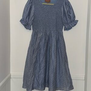 JessaKae Blue Textured Dress